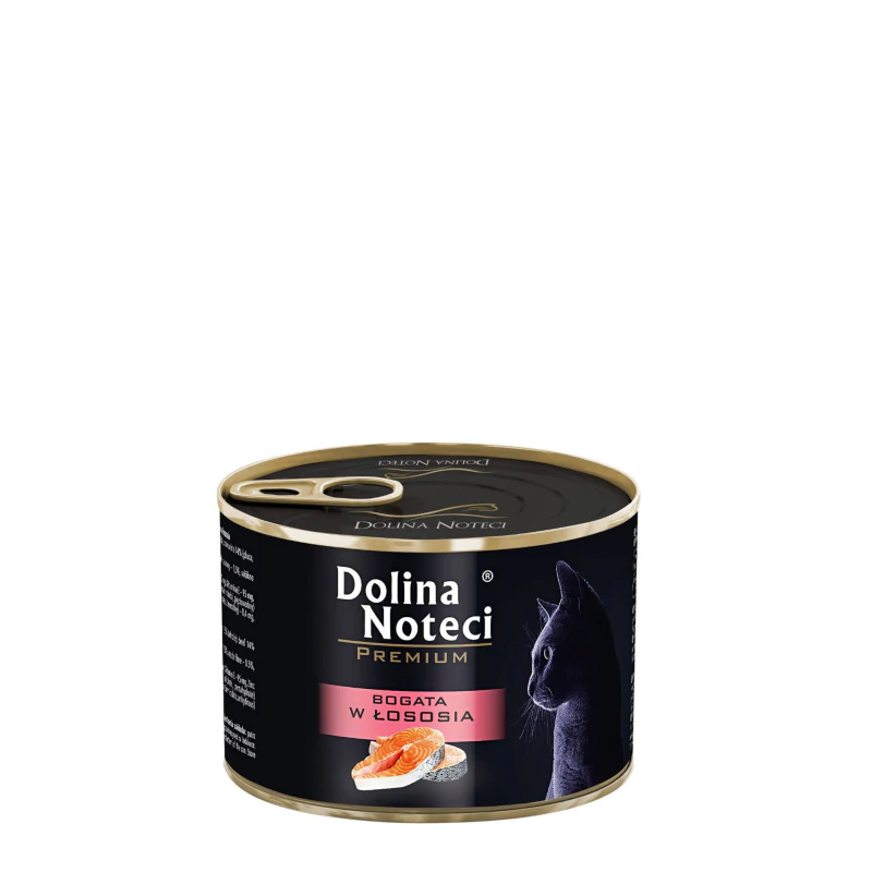 Dolina Noteci Premium dla Kota Bogata w Łososia 185 g