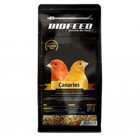 BioFeed Pokarm dla kanarków Premium1kg