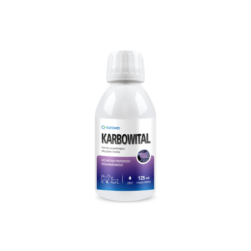 Karbowital dla psów i kotów 125 ml