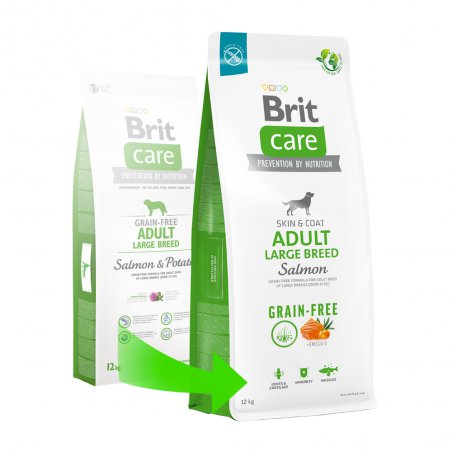 Brit Care Grain-Free Adult Salmon Large Breed 12 kg-2773