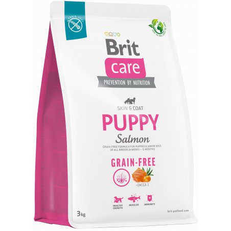 Brit Care Dog Grain-Free Puppy Salmon 3kg