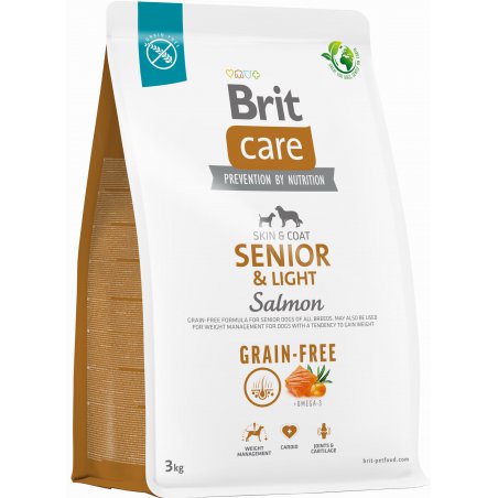 Brit Care Grain-Free Senior Light Salmon 3kg