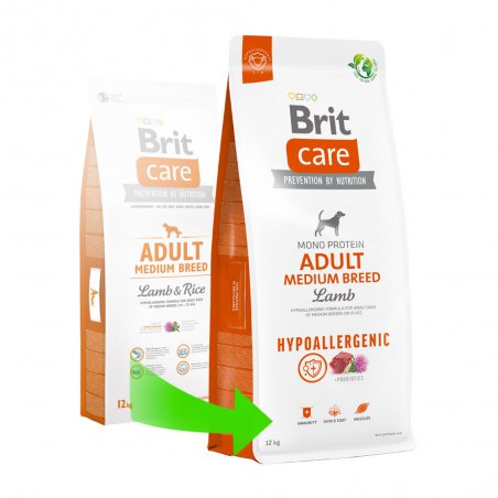 Brit Care Hypoallergenic Adult Medium Lamb 12kg-2792