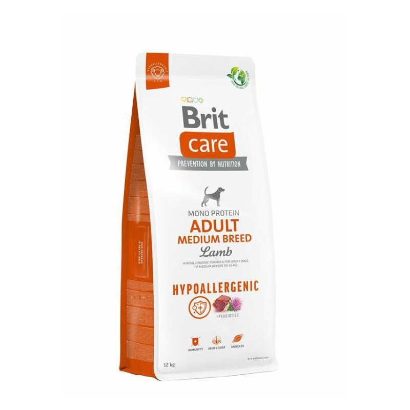 Brit Care Hypoallergenic Adult Medium Lamb 12kg