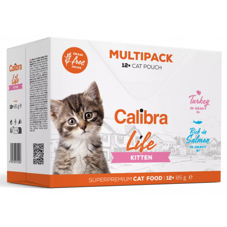 Calibra Cat Life Kitten Multipack 12 x 85g