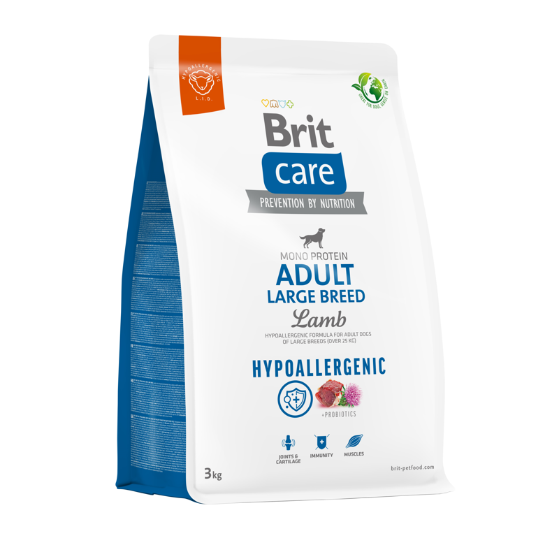 Brit Care Dog Hypoallergenic Adult Large Breed Lamb 3kg