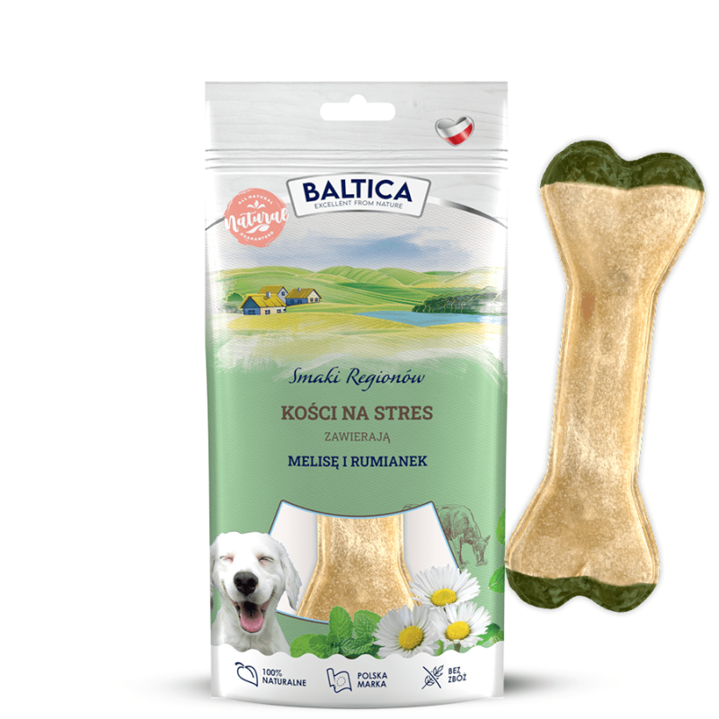 Baltica Kość Na Stres z Melisą i Rumiankiem 1 szt