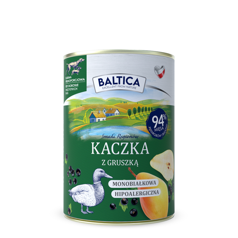 Baltica karma mokra kaczka z gruszką 400 g