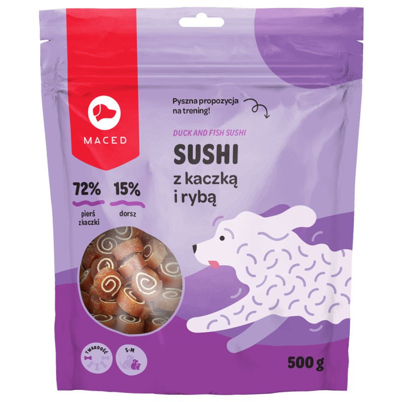 Maced treserki sushi kaczka z rybą 500g