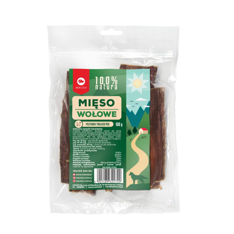 MACED SUSZONE MIĘSO WOŁOWE 150g