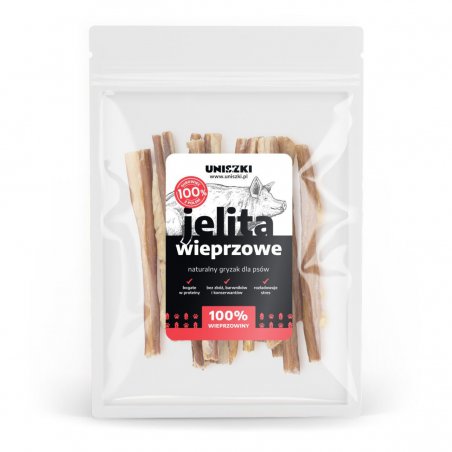 Uniszki Jelita Wieprzowe Suszone 100g.