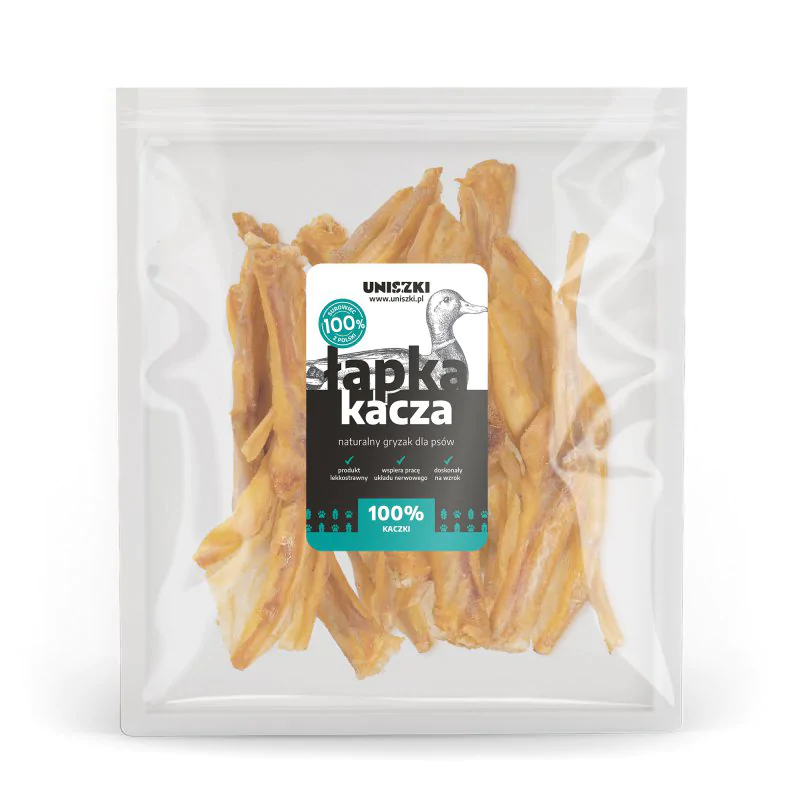 Uniszki łapki kacze suszone 3szt.
