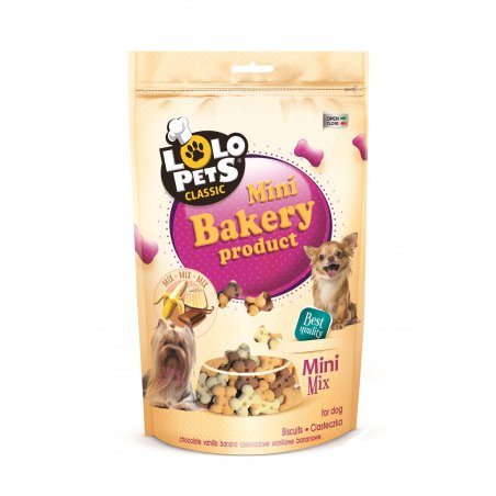 Lolo pets classic ciastka dla psa kości mix 350g - MINI