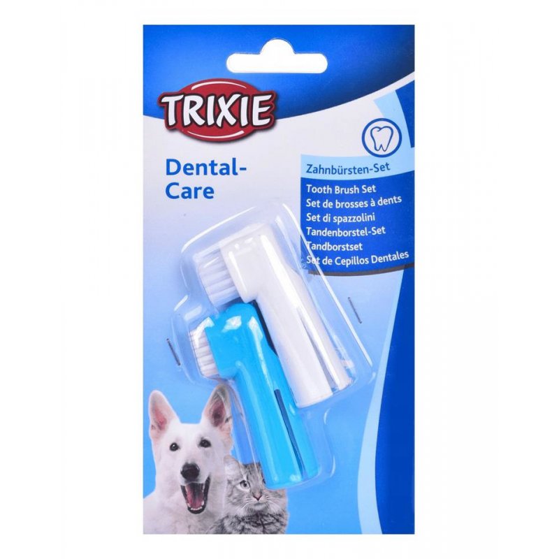 TRIXIE zestaw szczoteczek do zębów 2szt.