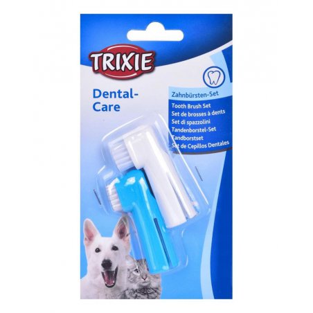 TRIXIE zestaw szczoteczek do zębów 2szt.