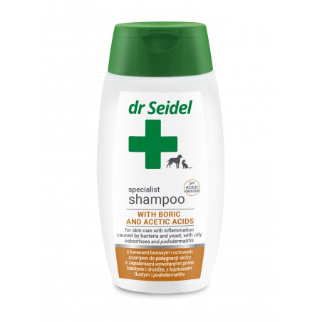Dr Seidel szampon z kwasami borowym i octowym 200ml