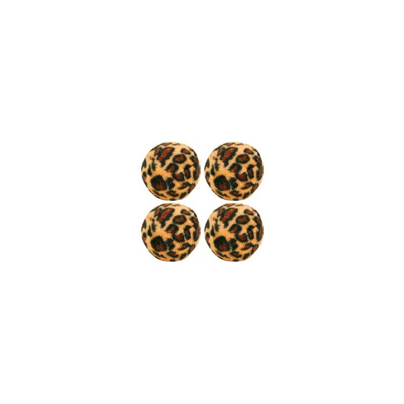 TRIXIE piłeczki leopard z grzechotką dla kota 3.5cm - 4szt
