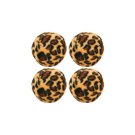 TRIXIE piłeczki leopard z grzechotką dla kota 3.5cm - 4szt