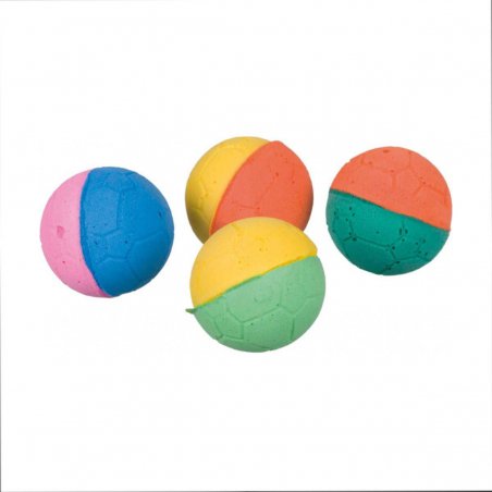 TRIXIE piłki miękkie kolorowe 4,3cm 4szt/op