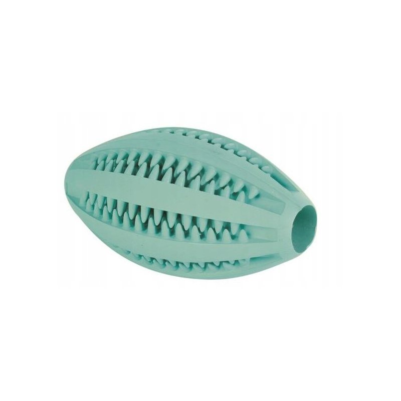 TRIXIE Denta Fun miętowa piłka rugby 11.5cm