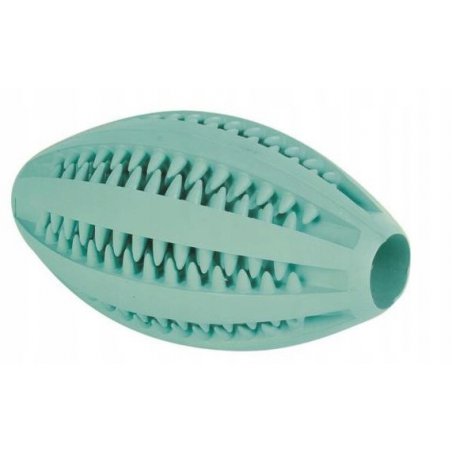 TRIXIE Denta Fun miętowa piłka rugby 11.5cm
