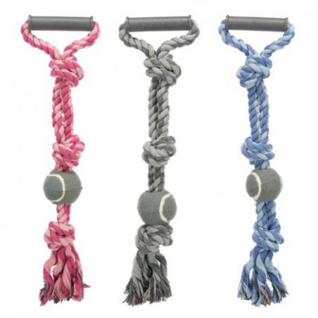 TRIXIE szarpak zabawka sznur bawełniany z piłką 50cm.-3350