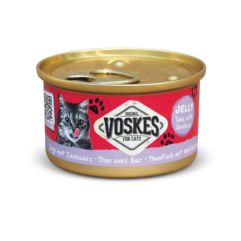VOSKES tuńczyk z okoniem morskim w galaretce 85g