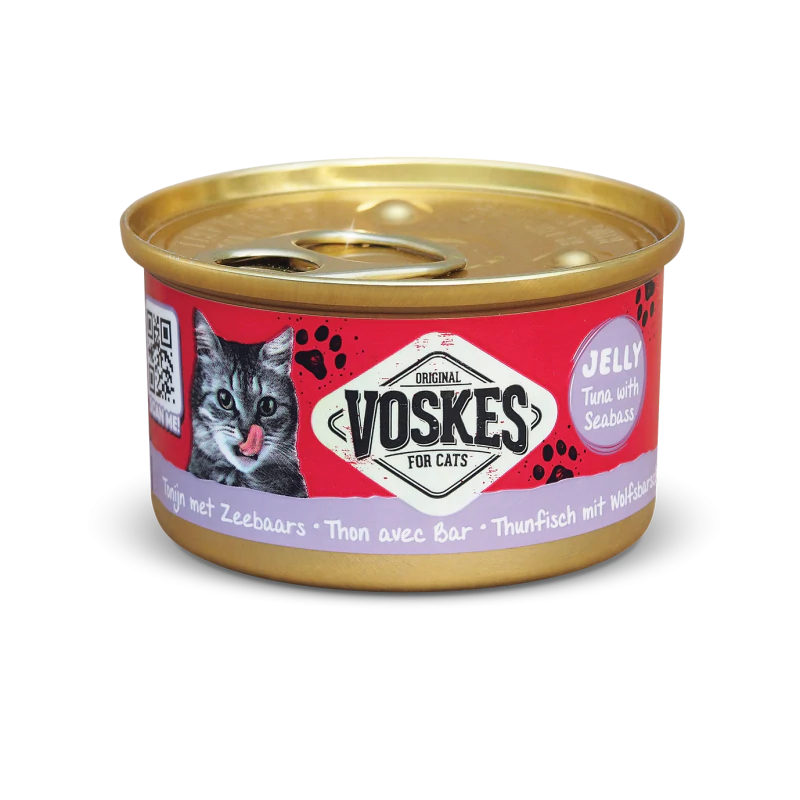 VOSKES tuńczyk z okoniem morskim w galaretce 85g