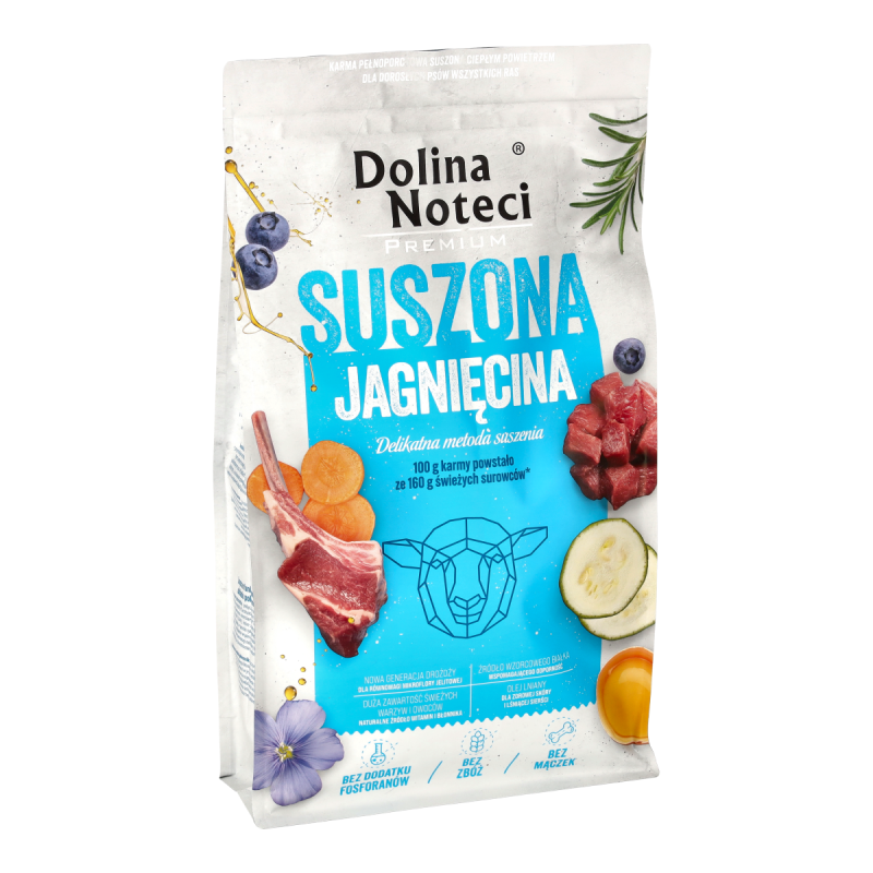 Dolina Noteci Premium suszona karma dla psów jagnięcina 9kg