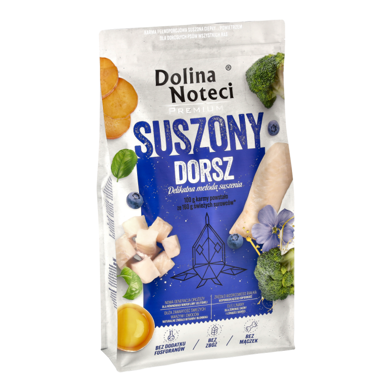 Dolina Noteci Premium karma suszona dla psa dorsz 9kg