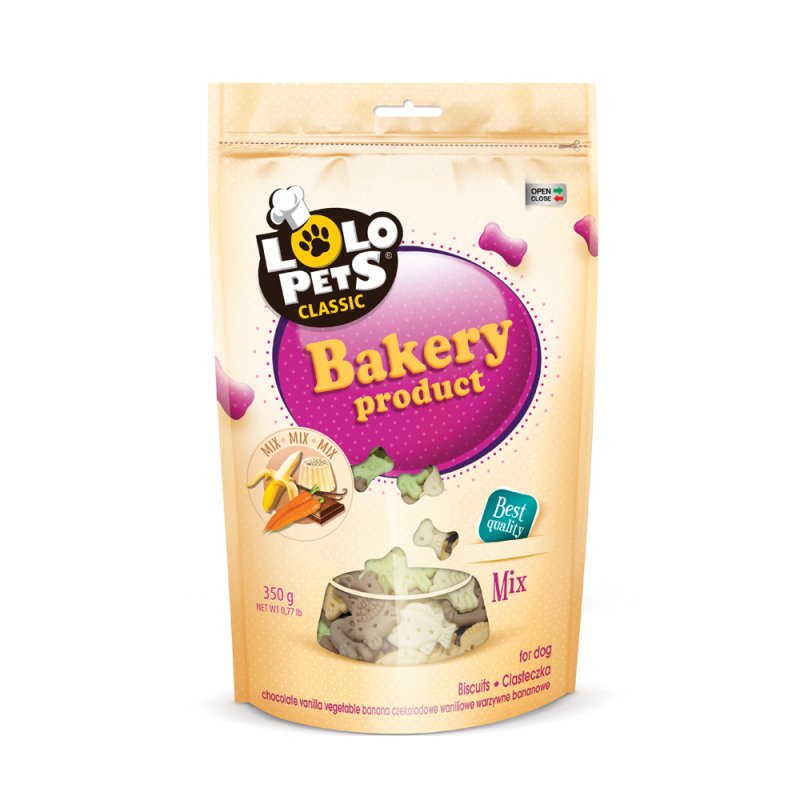 Lolo Pets Classic ciastka dla psa zwierzątka mix 350g