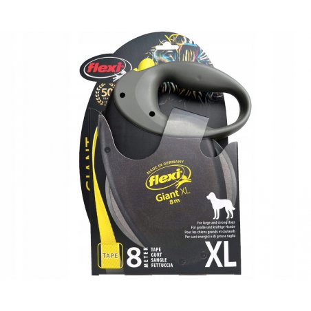 FLEXI smycz automatyczna giant XL taśma neonowa 8m-3431