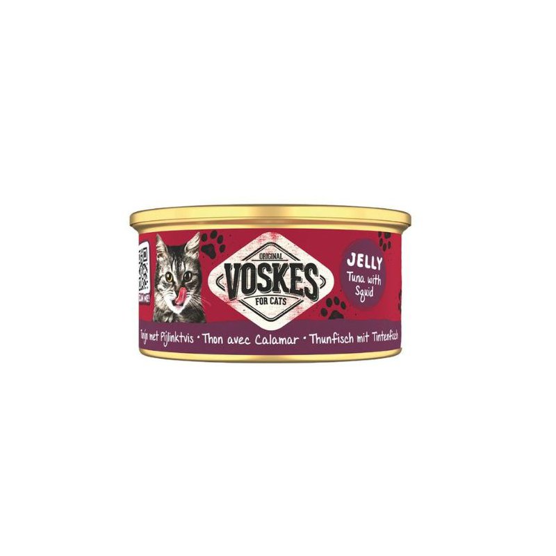 VOSKES tuńczyk z kalmarem w galaretce 85g