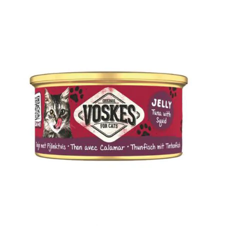 VOSKES tuńczyk z kalmarem w galaretce 85g