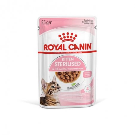 Royal Canin Kitten Sterilised kawałki w sosie 85g