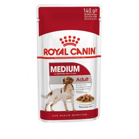 Royal Canin Medium Adult kawałki w sosie 140g