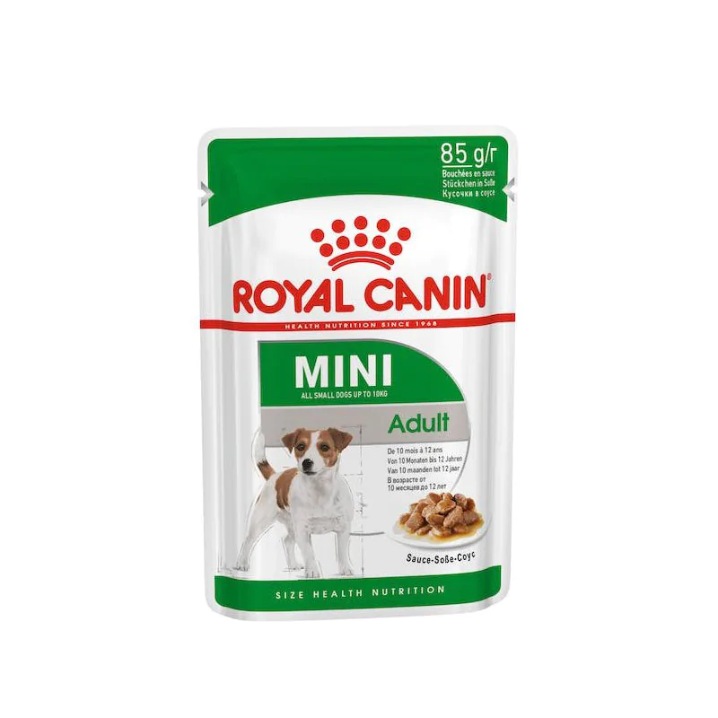 Royal Canin Mini Adult kawałki w sosie 85g