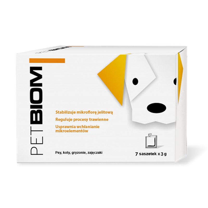 PETBIOM 21 G (7 X 3 G) PREPARAT O WŁAŚCIWOŚCIACH PROBIOTYCZNYCH