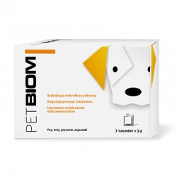 PETBIOM 21 G (7 X 3 G) PREPARAT O WŁAŚCIWOŚCIACH PROBIOTYCZNYCH