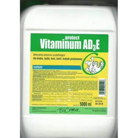 Vitaminum AD3E protect 5 l