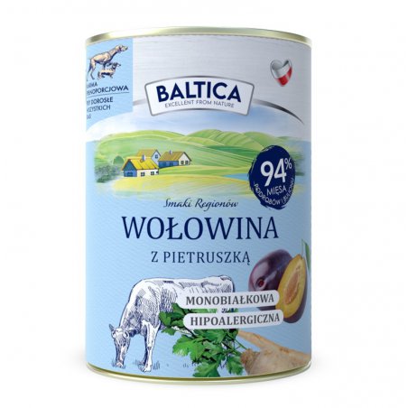BALTICA KARMA MOKRA WOŁOWINA Z PIETRUSZKĄ 400G
