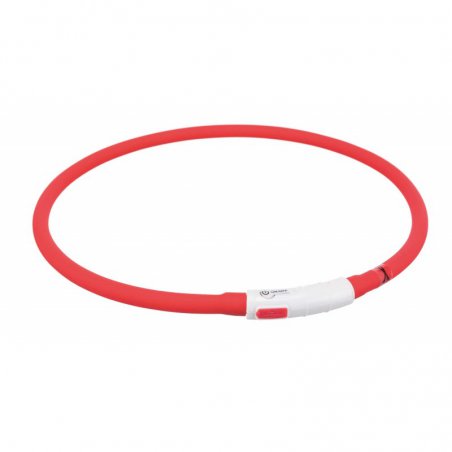 TRIXIE ŚWIECĄCA OBROŻA LED 10-70 CM CZERWONA