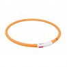 TRIXIE ŚWIECĄCA OBROŻA LED 10-70 CM POMARAŃCZOWA