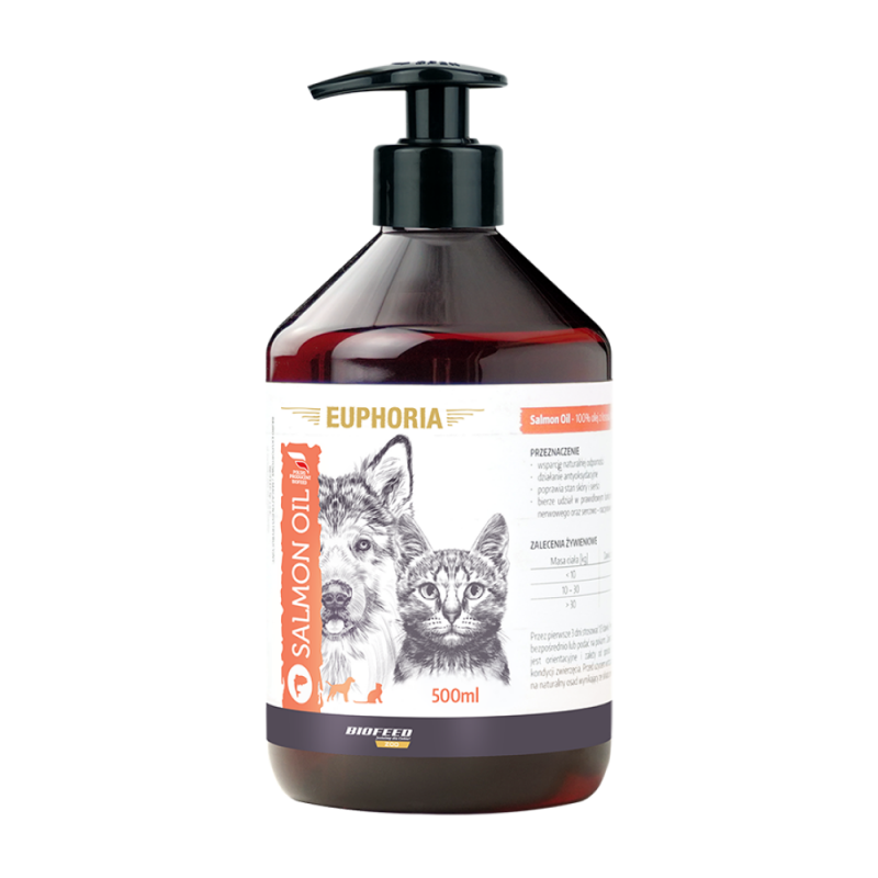 BIOFEED EUPHORIA Salmon Oil olej z łososia 500 ml