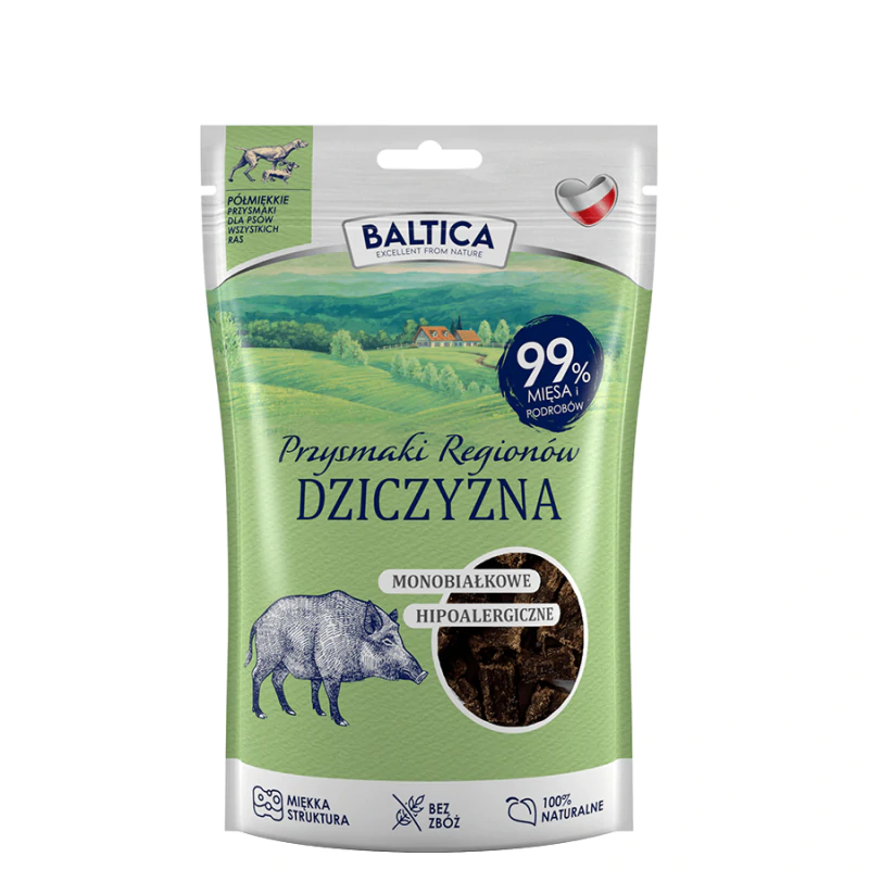 BALTICA PRZYSMAKI PÓŁMIĘKKIE DZICZYZNA 80G