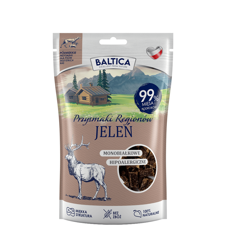 BALTICA PRZYSMAKI PÓŁMIĘKKIE JELEŃ 80G