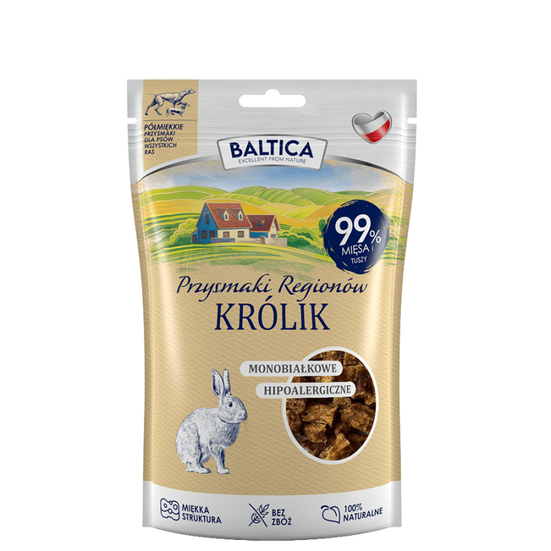 BALTICA PRZYSMAKI PÓŁMIĘKKIE Z KRÓLIKA 80G