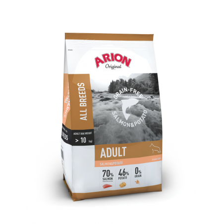 Arion Adult GRAIN FREE – salmon & potato 12 kg