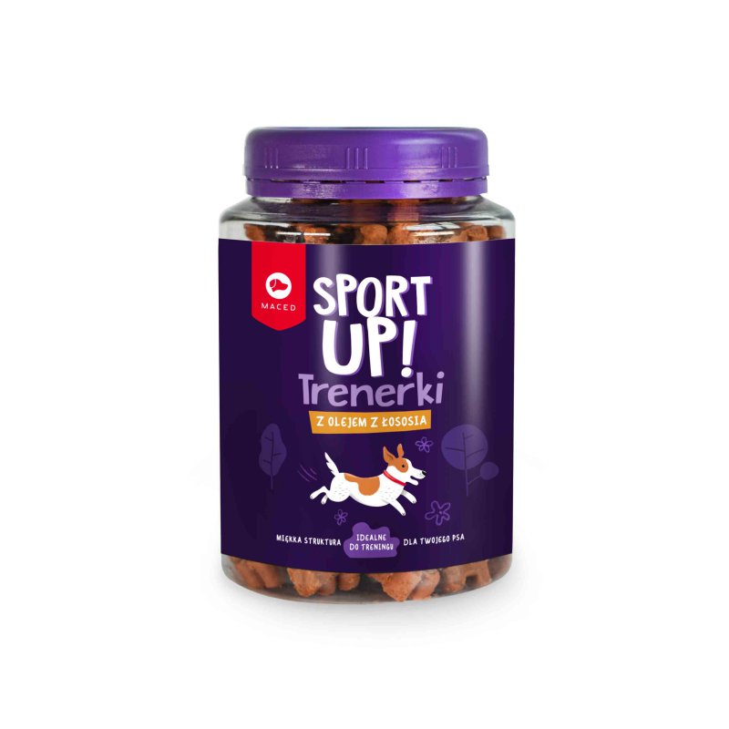 MACED SPORT UP! TRENERKI Z OLEJEM Z ŁOSOSIA 300 G