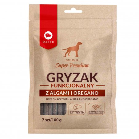 MACED GRYZAK FUNKCJONALNY Z ALGAMI I OREGANO 100 G